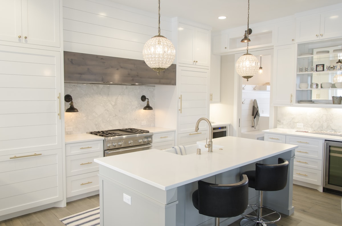 Bright refitted kitchen